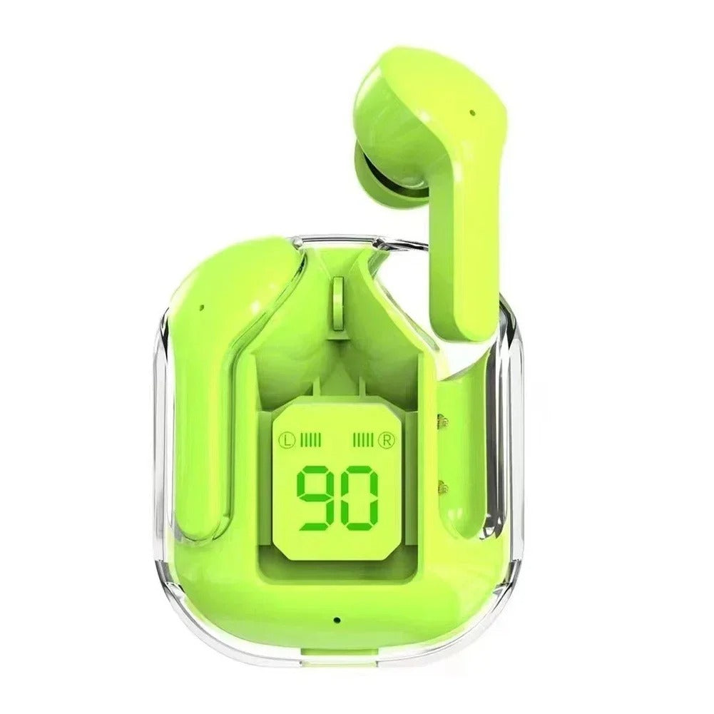 AIR31  Earbuds with Crystal Case, Type-C Charging & Touch Controls