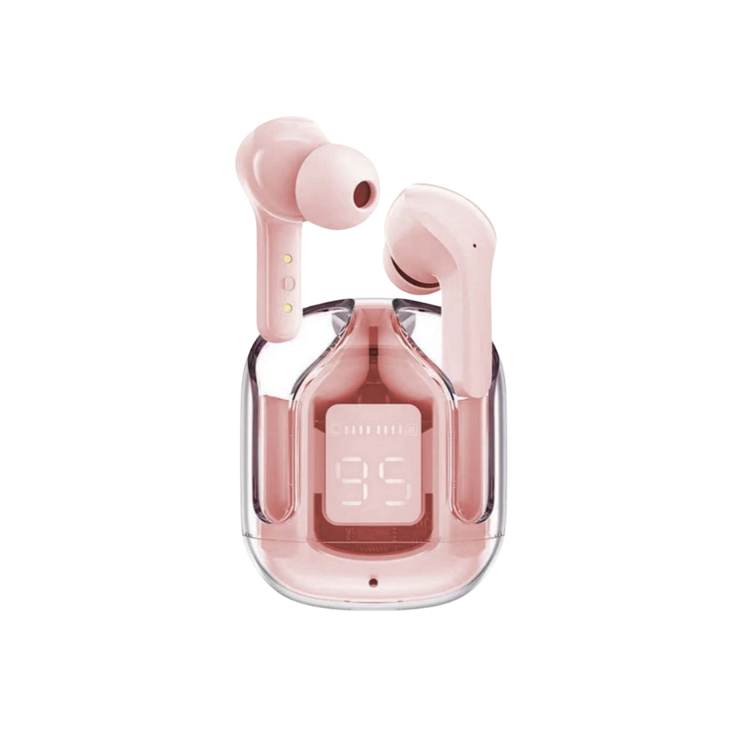 AIR31  Earbuds with Crystal Case, Type-C Charging & Touch Controls